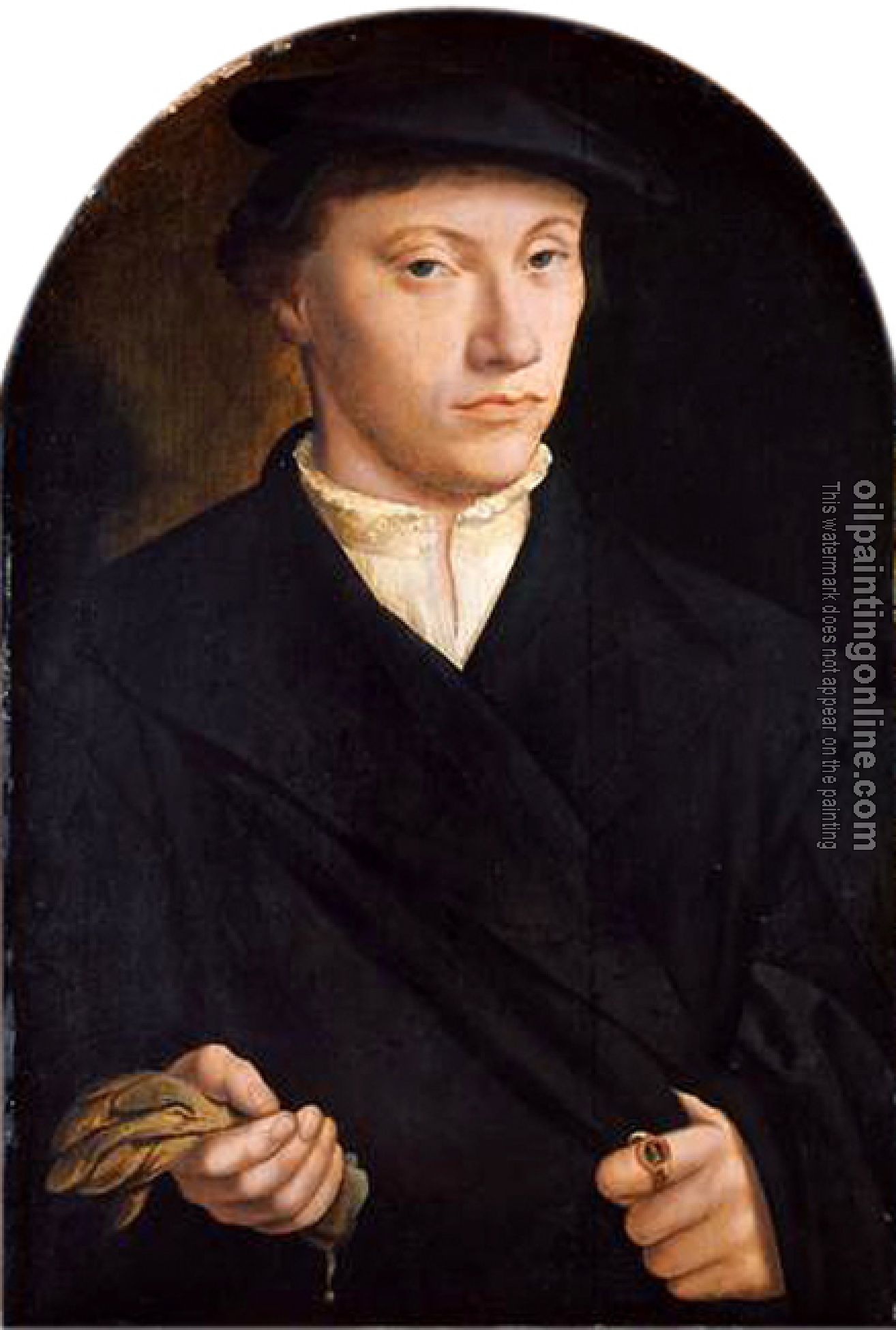 Bruyn, Barthel - Portrait of a Young Man with Gloves